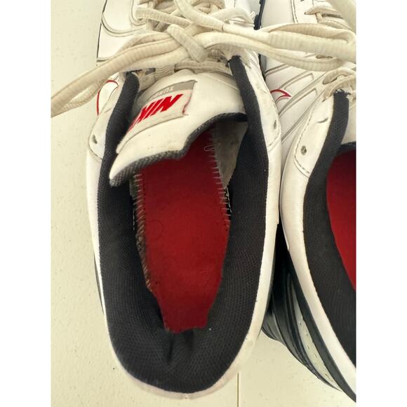 2008 Nike Shox Turbo VII White Black Men's size 11.5 Shoe Sneakers - Picture 11 of 12